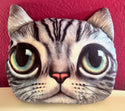 Kussen Kat. Grappige kussen in een vorm van kop van een kat. Cadeau voor kind of volwassen. Leuke kussen Kat.Stijl 1