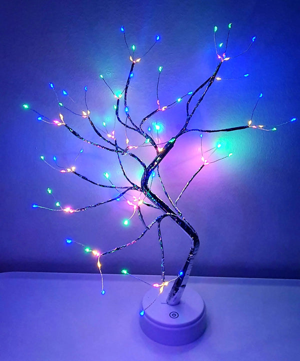 Lamp in vorm van boom/ Lampenboom / Boomlamp  Multicolor