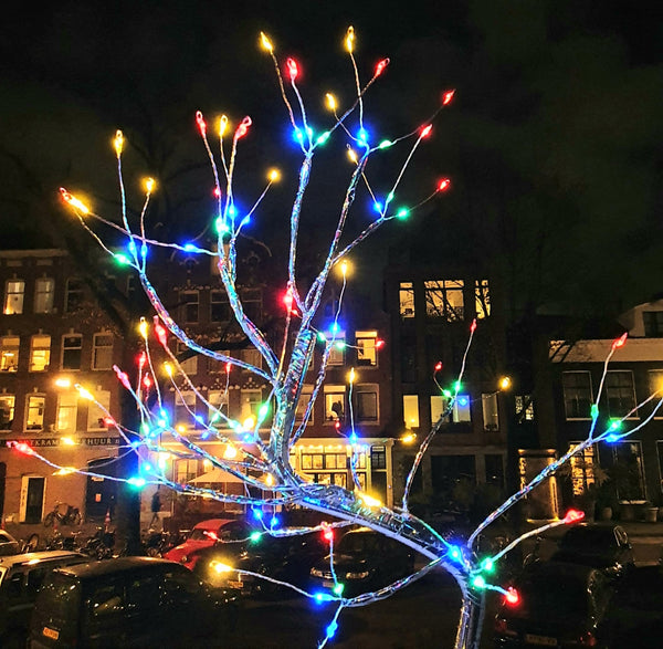 Lamp in vorm van boom/ Lampenboom / Boomlamp  Multicolor