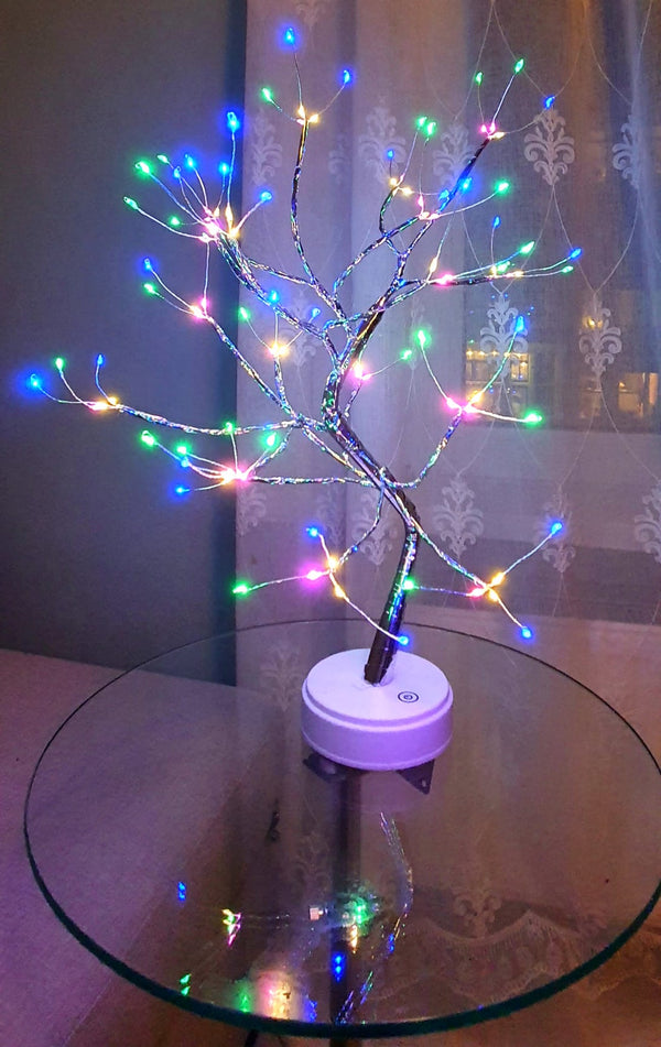 Lamp in vorm van boom/ Lampenboom / Boomlamp  Multicolor