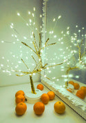 Lamp in vorm van boom/ Lampenboom / Gouden kleur Boomlamp met Warm Wit licht