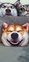 Kussen Hond. Grappige kussen in een vorm van kop van een Hond. Cadeau voor kind of volwassen. Leuke kussen Hond. Stijl 2