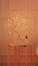 Lamp in vorm van boom/ Lampenboom / Gouden kleur Boomlamp met Warm Wit licht