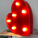 Nachtlampje Hart / Tafelnachtlamp HART. Nachtlampje cadeau voor meisje of dame. 3D illusie nachtlamp, tunnel lamp hart.