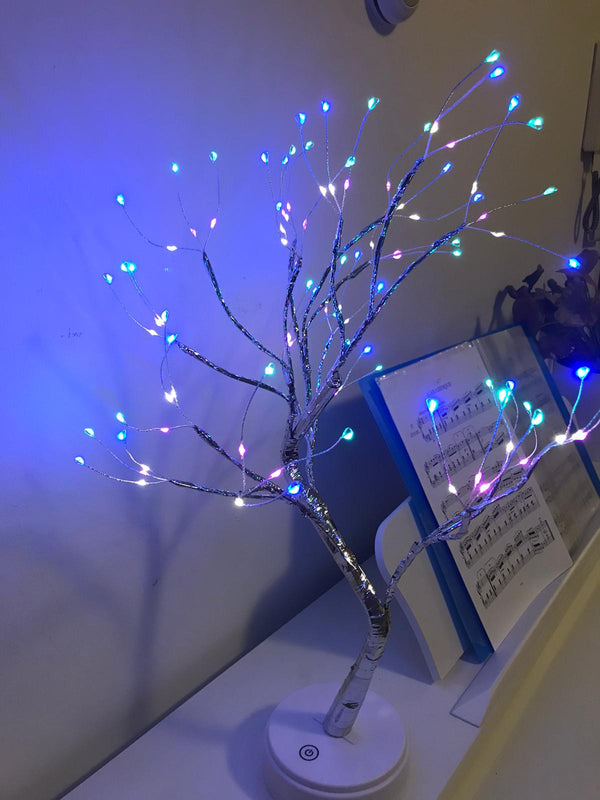 Lamp in vorm van boom/ Lampenboom / Boomlamp  Multicolor
